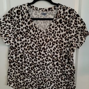 Old Navy cheetah top
